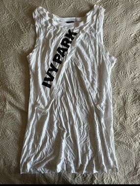 IVY PARK White Logo Tank Top